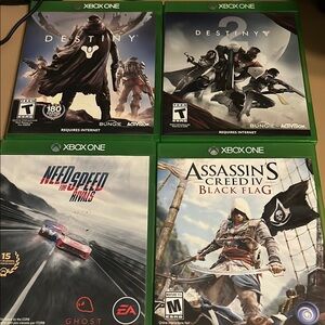 Xbox One Game Bundle - Destiny, Need for Speed, Assassin's Creed